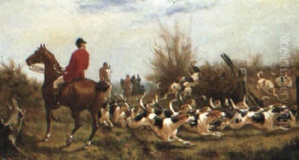 The Chase Oil Painting by Thomas Blinks