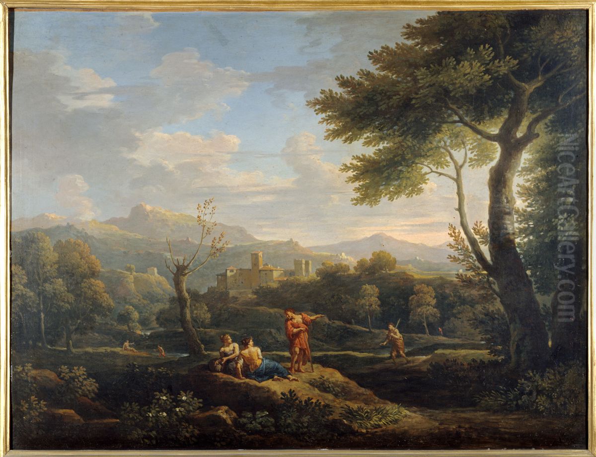 Paysage D'italie Oil Painting by Jan Frans van Bloemen