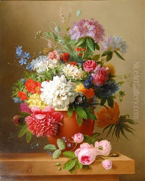 La Marchande De Legumes Oil Painting by Arnoldus Bloemers