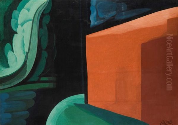 Jeunes Grecs Pres Des Ruines De Nemee Oil Painting by Oscar Bluemner