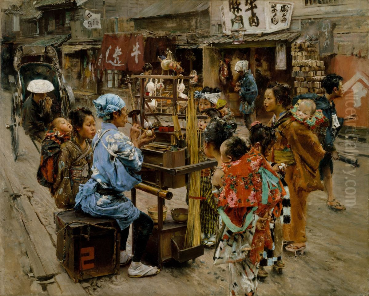 The Ameya Oil Painting by Robert Frederick Blum