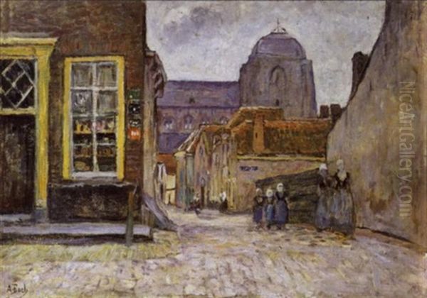 La Petite Boutique, Veere Oil Painting by Anna Boch