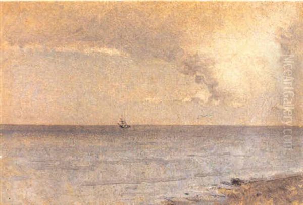 Apres L'orage Oil Painting by Francois-Louis-David Bocion