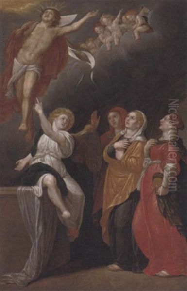 The Ressurection Oil Painting by Hans Bock the Elder