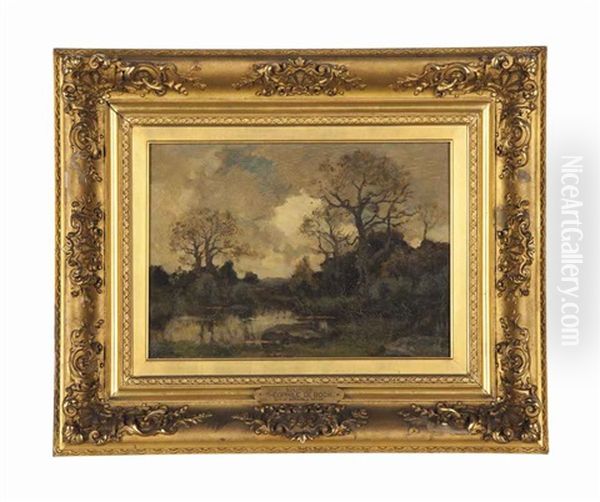 Solitude Oil Painting by Theophile Emile Achille De Bock