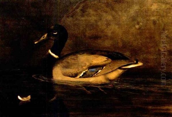 And Oil Painting by Frants Diderik Boe