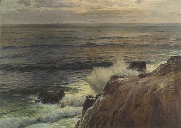 Aufklarung Nach Dem Sturm Oil Painting by Karl Theodor Boehme