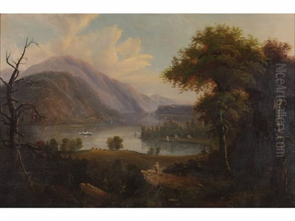 Steamboat Oil Painting by Henry Boese