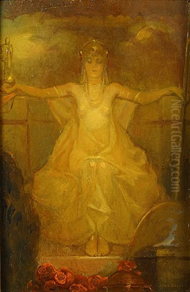 Regerende Sfinx Oil Painting by Jan Frans De Boever