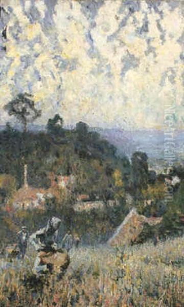 La Campagne Oil Painting by Emilio Boggio