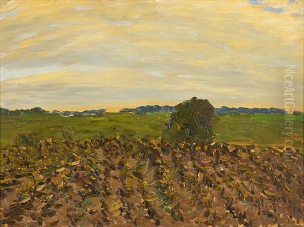 Vyhled Do Krajiny Oil Painting by Karel Bohacek