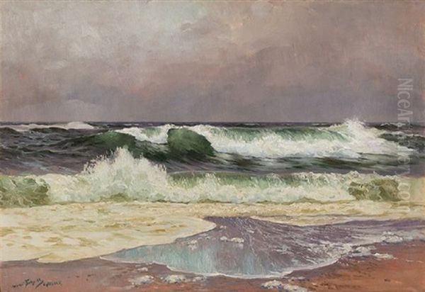 Hohe Dunung Nach Dem Sturm, Sylt Oil Painting by Hans Bohrdt