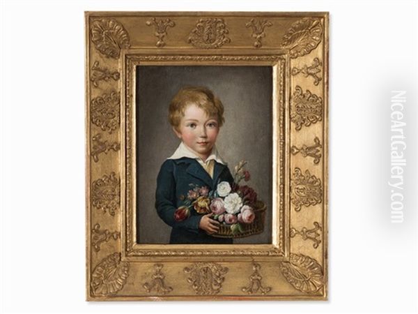 Little Congratulator Oil Painting by Louis Leopold Boilly