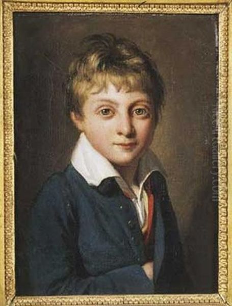 Portrait De H. De Montmorency Oil Painting by Louis Leopold Boilly