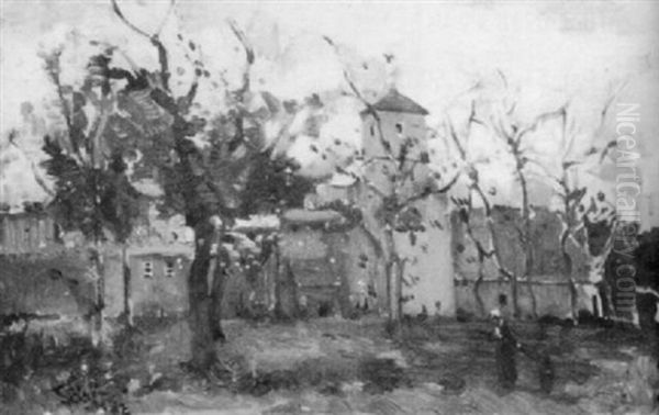 Landscape With Stream Oil Painting by Edward Darley Boit