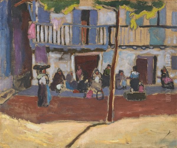 Sudliche Strase Oil Painting by Hanns Bolz