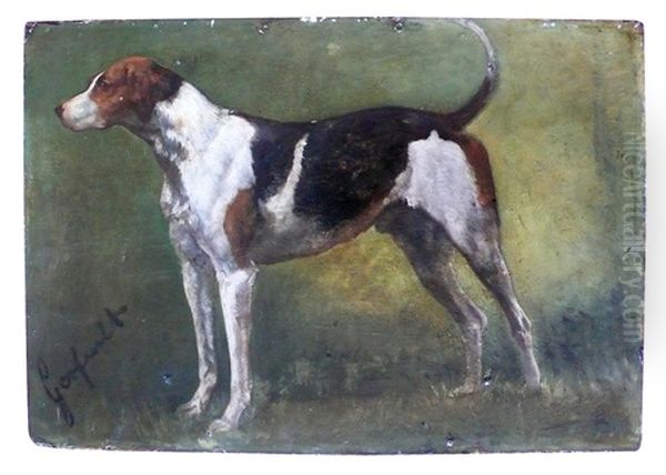Gerfault, Chien De Meute Oil Painting by Louis Bombled