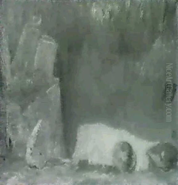 Natura Morta Con Frutta Oil Painting by Angelo Del Bon