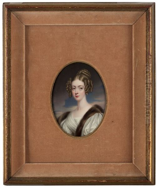 Frances Anne Georgiana Oil Painting by Henry-Pierce Bone