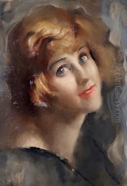 Ritratto Di Donna Oil Painting by Ambrogio Antonio Alciati