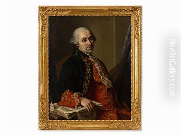 Marquis Di Montcalm Oil Painting by Giuseppe Bonito