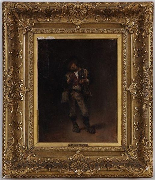 Le Jeune Garcon Oil Painting by Leon Bonnat