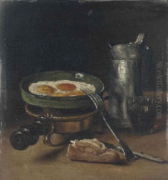 Nature Morte Aux Oeufs Oil Painting by Francois Bonvin