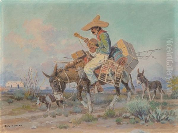 The Journey Home Oil Painting by Elmer L. Boone