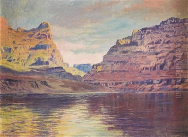 Lake Mead, Arizona Oil Painting by Elmer L. Boone
