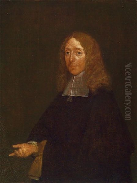 Herrenbildnis Oil Painting by Gerard Ter Borch