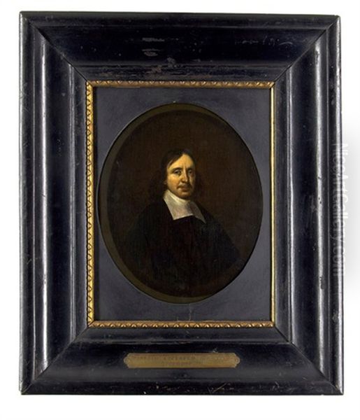Bildnis Eines Mannes Mit Weisem Kragen Oil Painting by Gerard Ter Borch
