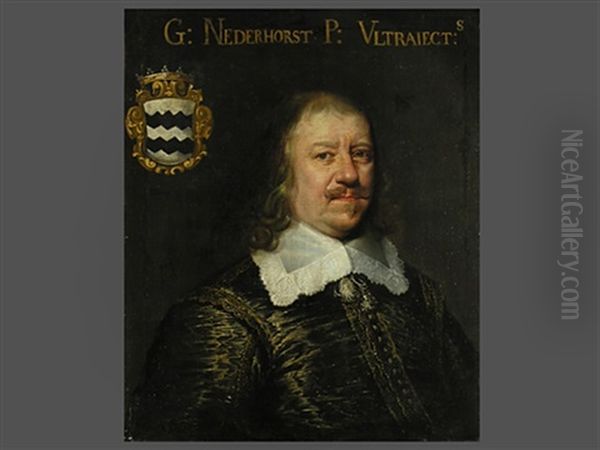 Bildnis Des Godard Van Reede Van Nederhorst Oil Painting by Gerard Ter Borch