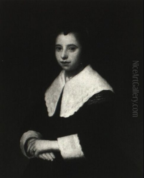 Portrait Of A Lady Oil Painting by Gerard Ter Borch