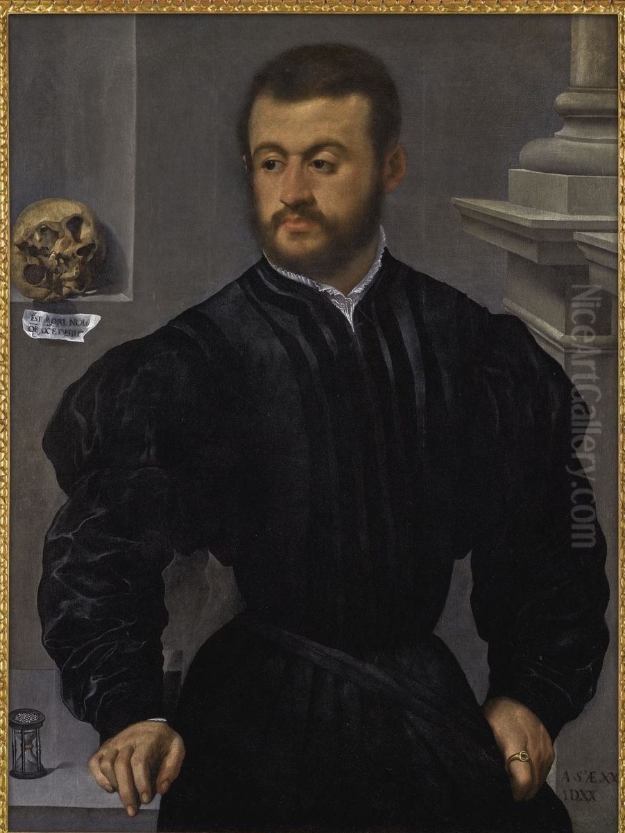 Portrait Of A Gentleman Oil Painting by Paris Bordone