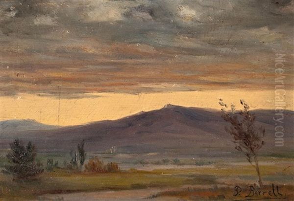 Paisaje Oil Painting by Pedro Borrell del Caso