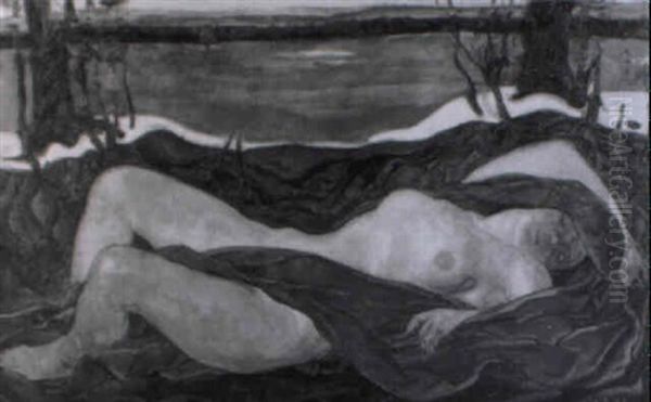 Erwachende Erde Oil Painting by Karl Borschke