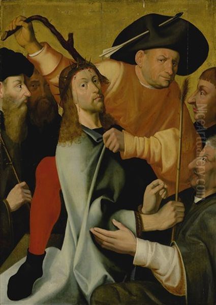 The Mocking Of Christ Oil Painting by Hieronymous Bosch
