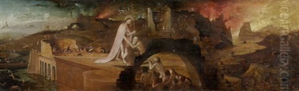 Christus Im Limbus Oil Painting by Hieronymous Bosch