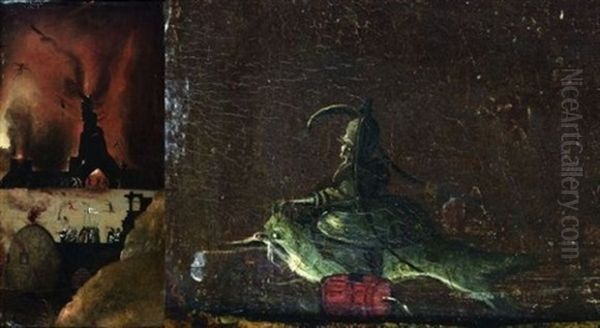 Les Portes De L'enfer Oil Painting by Hieronymous Bosch