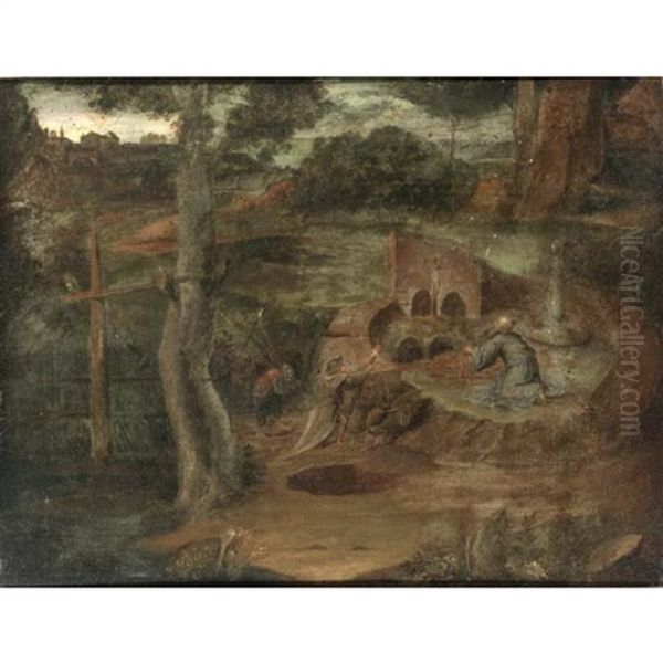 The Temptation Of St. Anthony Oil Painting by Hieronymous Bosch