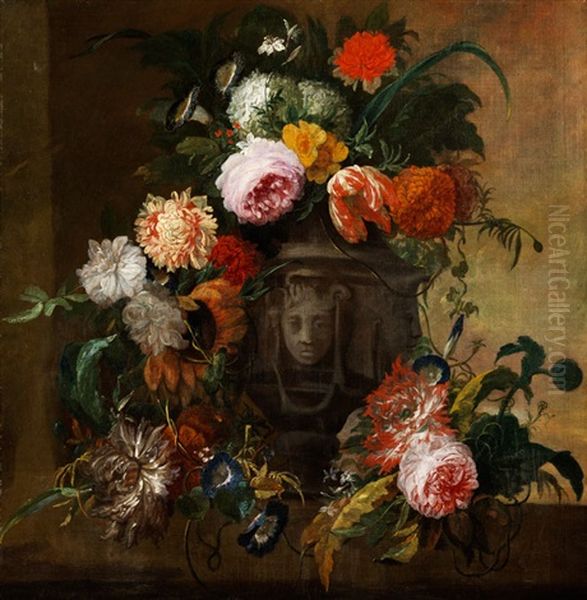 Blumenstilleben Oil Painting by Jan-Baptiste Bosschaert