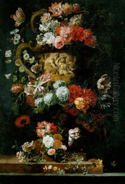 Blumenstilleben Oil Painting by Jan-Baptiste Bosschaert