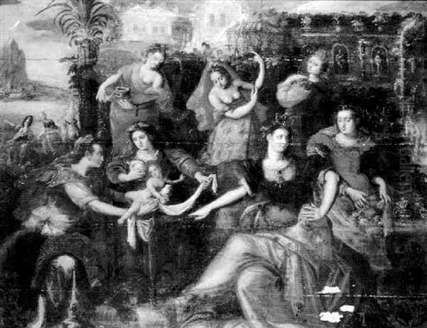 The Finding Of Moses Oil Painting by Ernst-Gotthilf Bosse