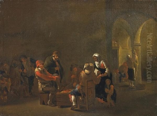 Die Wahrsagerin Oil Painting by Andries Dirsksz Both