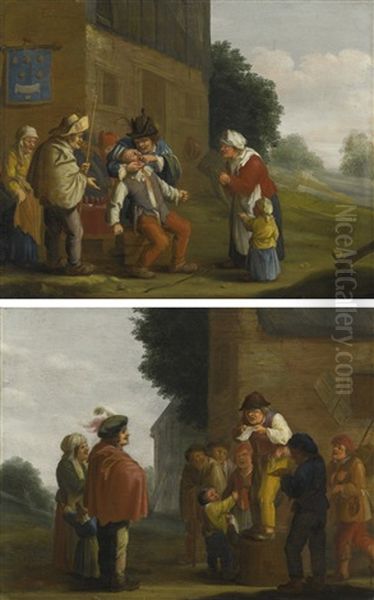 The Dentist; The Speaker Oil Painting by Jan Both