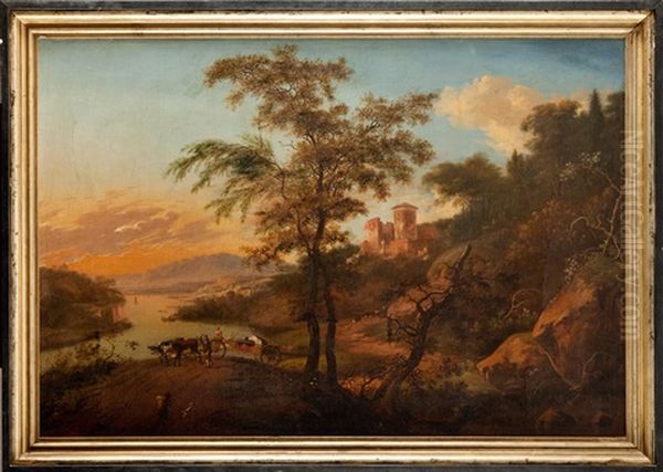 Pejzaz Ze Sztafazem Oil Painting by Jan Both