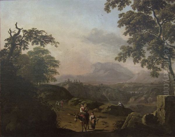 Paysage Anime Oil Painting by Jan Both