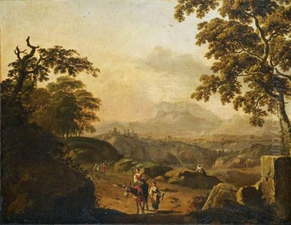 Le Retour Du Marche Oil Painting by Jan Both