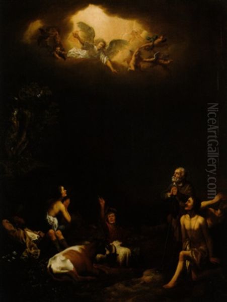 Die Verkundigung An Die Hirten Oil Painting by Jan Both