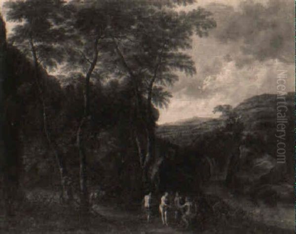 The Judgement Of Paris Oil Painting by Jan Both